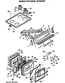 Cooktop/control and door