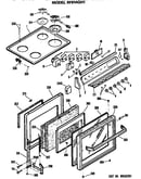 Cooktop/control and door