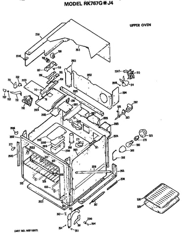 Upper oven