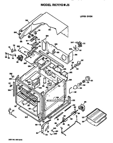 Upper oven