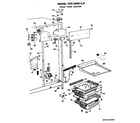 Hotpoint CSX24DKD fresh food section diagram