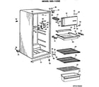 Hotpoint SSD11CKBRWH cabinet parts diagram