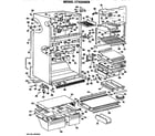 Hotpoint CTX22GKBR cabinet parts diagram