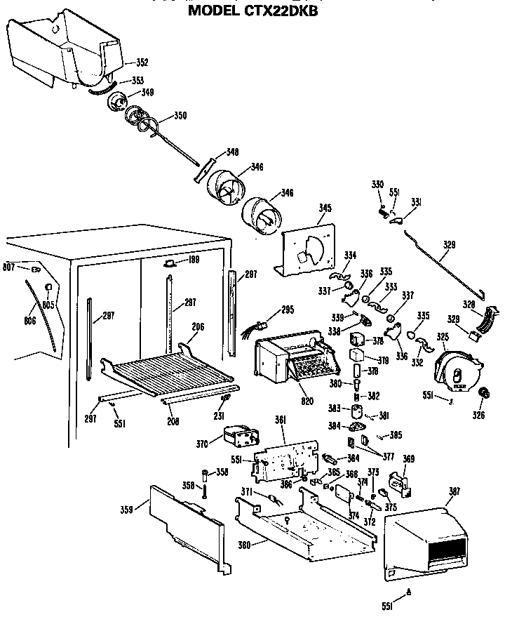 ICE BUCKET/AUGER