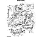 Hotpoint CTX22DKBR cabinet parts diagram