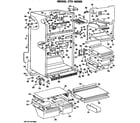 Hotpoint CTX19GKBR cabinet parts diagram