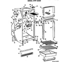 Hotpoint CTFP14CKBR cabinet parts diagram