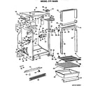 Hotpoint CTF16AKBL cabinet parts diagram