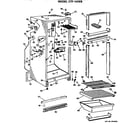 Hotpoint CTF14CKBL cabinet parts diagram