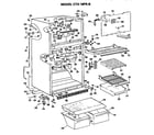 Hotpoint CTX18PKBR cabinet parts diagram