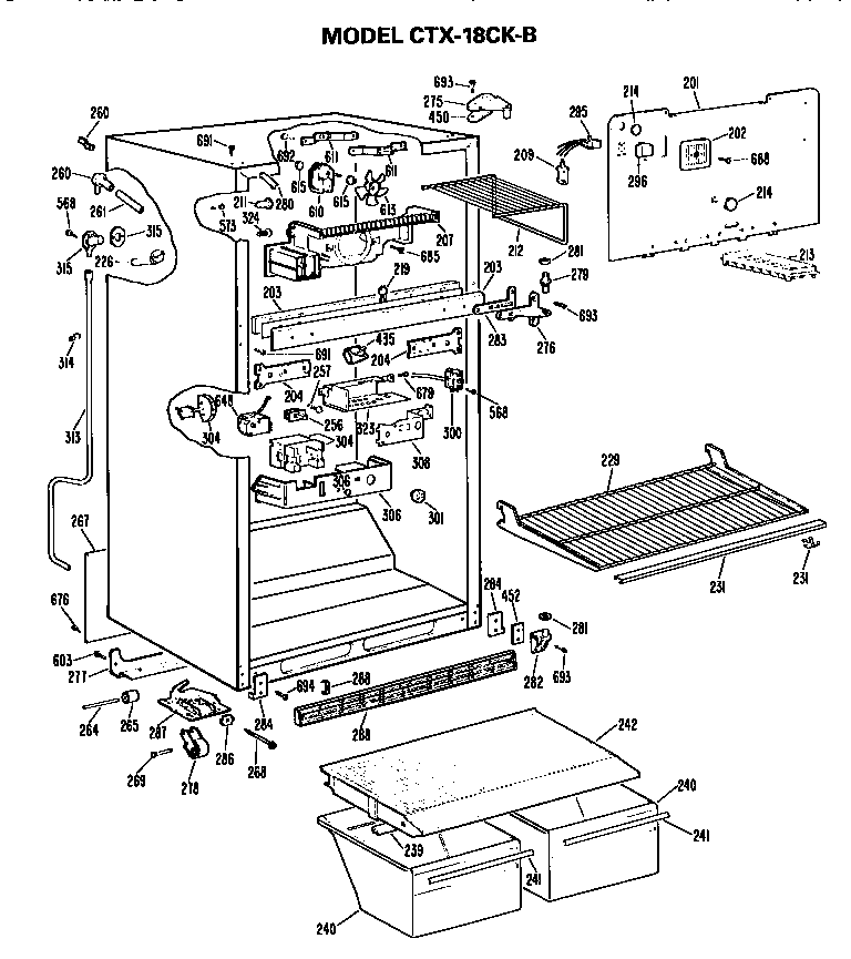 CABINET PARTS