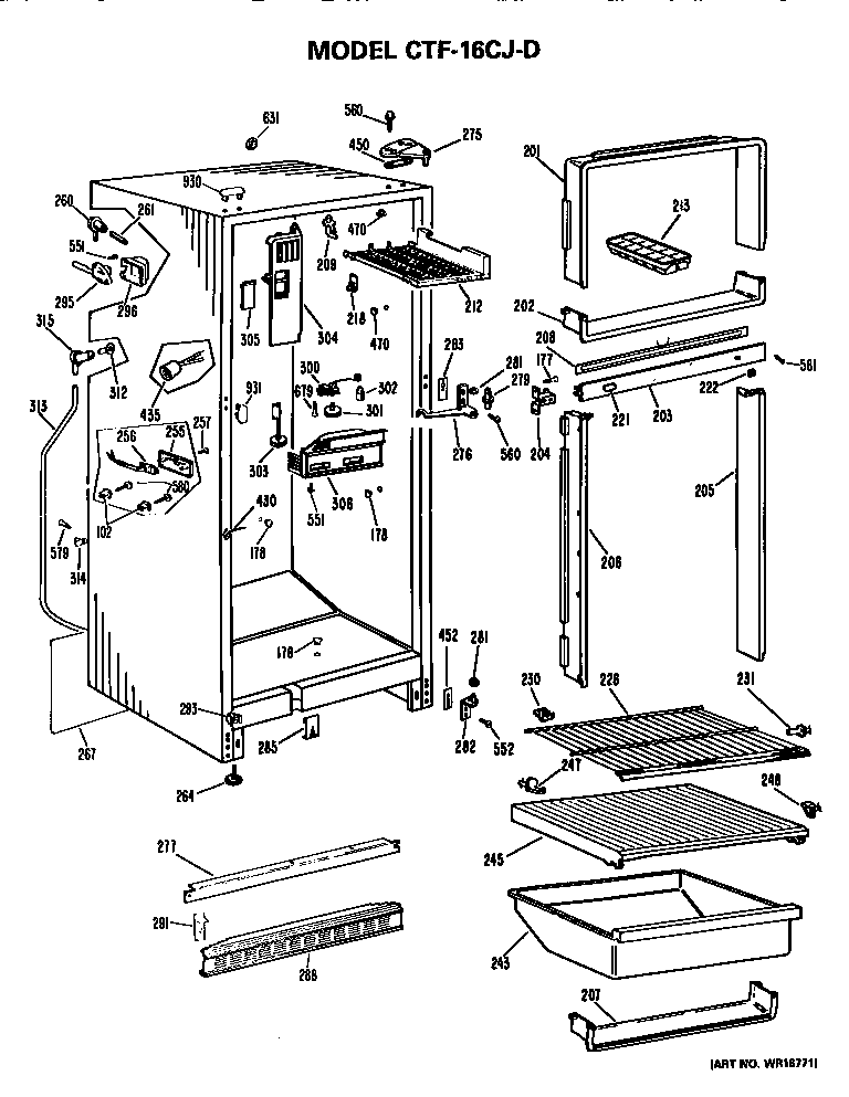 CABINET PARTS