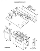 Control/cooktop and door