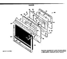 Hotpoint RK777G*J4 door diagram