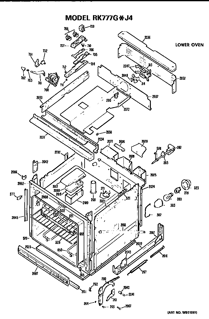 Lower oven