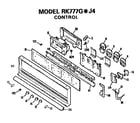 Hotpoint RK777G*J4 control diagram