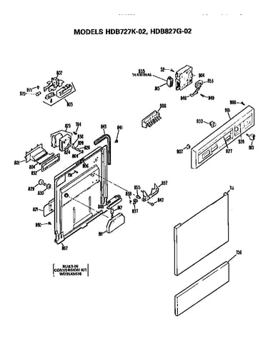 Front/control panel