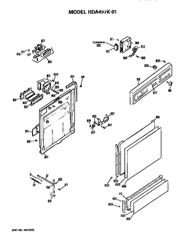 Front/control panel