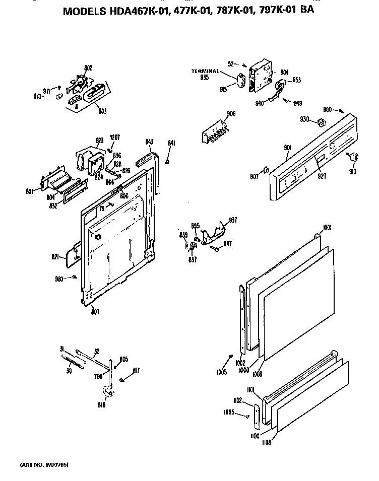 FRONT/CONTROL PANEL