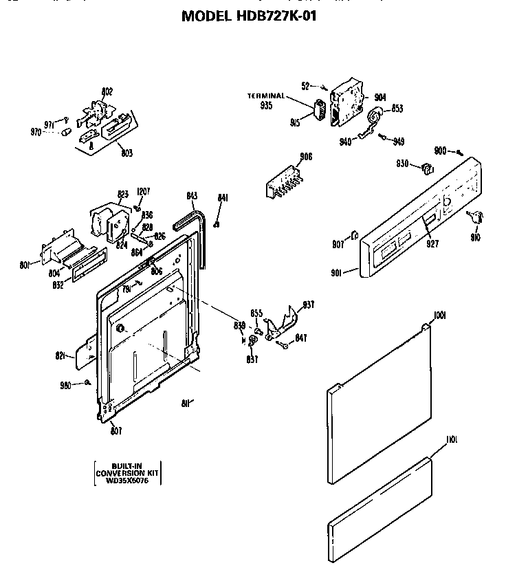 FRONT/CONTROL PANEL