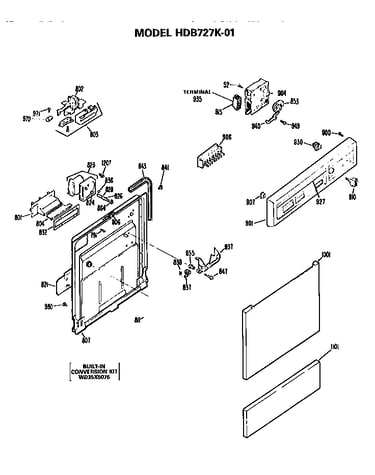 Front/control panel