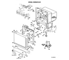 Hotpoint HSM507G-02 tub/front panel diagram