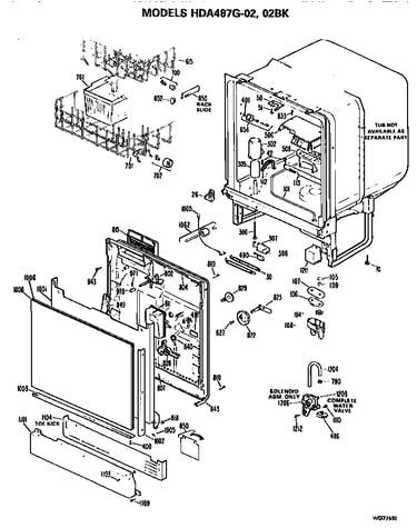 Tub/front panel