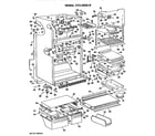 Hotpoint CTX25GKBR cabinet parts diagram