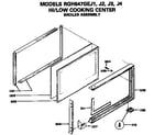 Hotpoint RGH647GEJ3 broiler assembly diagram