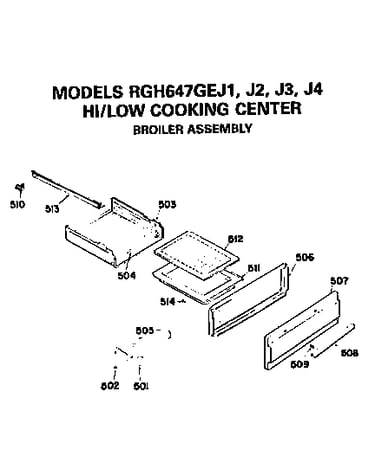 Broiler assembly