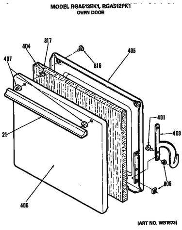 Oven door