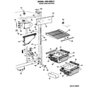 Hotpoint CSX20EJE fresh food section diagram