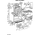 Hotpoint CTX21GKBR cabinet parts diagram