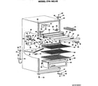 Hotpoint CTA13CJBLAD cabinet parts diagram