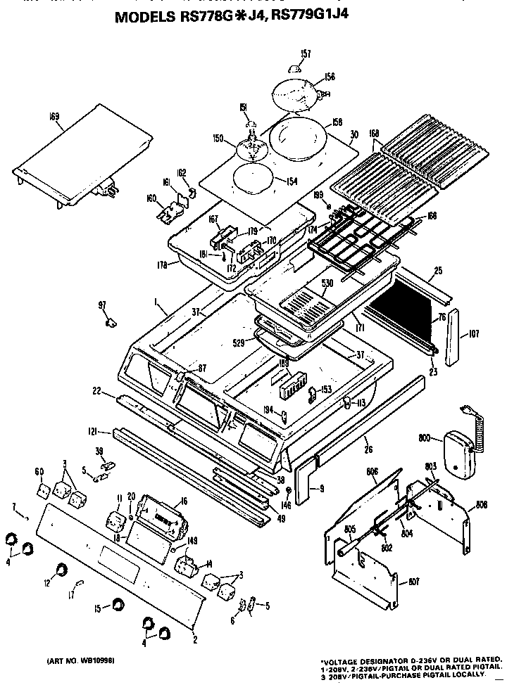 Controls and cooktop