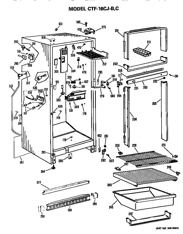 Cabinet parts