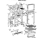 Hotpoint CTF14AJCR cabinet parts diagram
