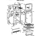 Hotpoint CTF14CJCL cabinet parts diagram