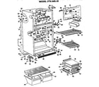 Hotpoint CTX24EJBR cabinet parts diagram