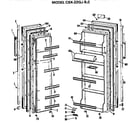 Hotpoint CSX22GJC doors diagram