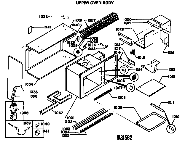 Upper oven body