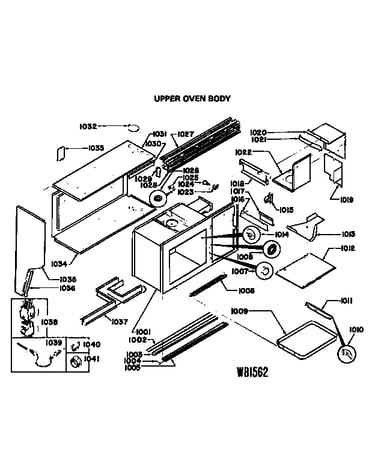 Upper oven body