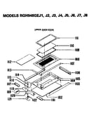Upper oven door