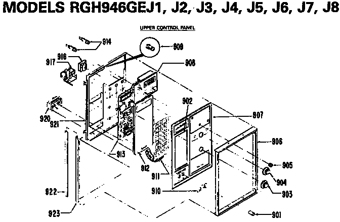 UPPER CONTROL PANEL