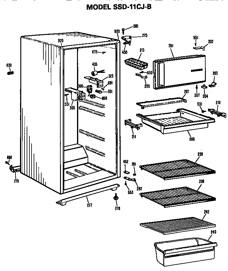 CABINET PARTS