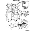 Hotpoint CTX18PJBR cabinet parts diagram