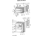 Hotpoint CTX18HJBR doors diagram