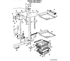 Hotpoint CSX22DHE fresh food section diagram