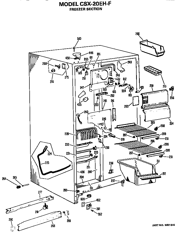 Freezer section