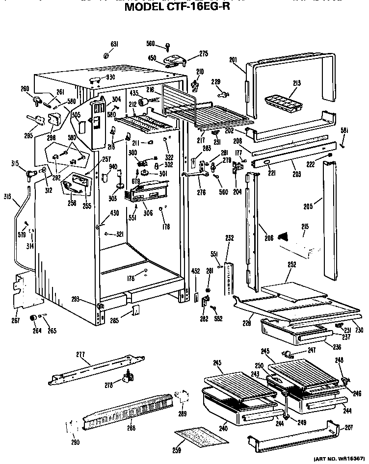 CABINET PARTS